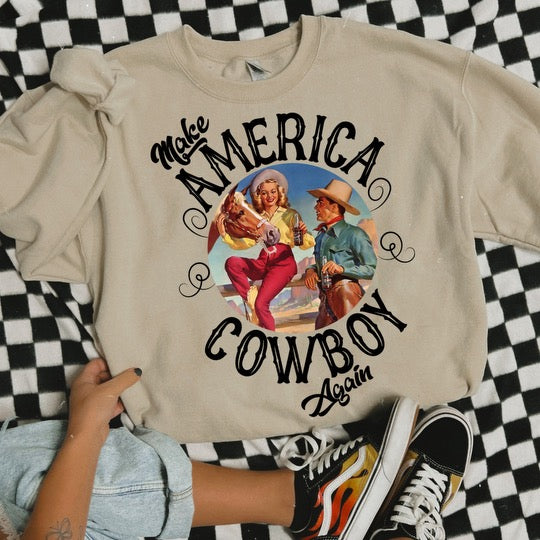 Make America Cowboy Again Graphic Tee