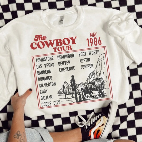 Vintage Cowboy Tour Graphic Tee