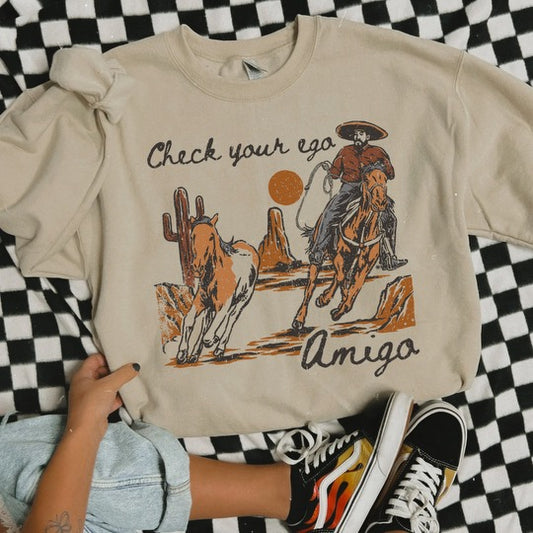 Check Your Ego Amigo Graphic Tee