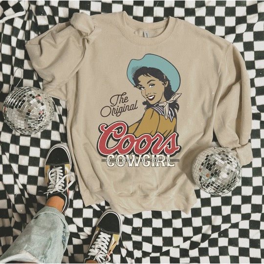 Original Coors Cowgirl Graphic Tee