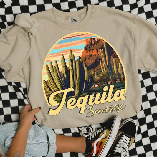 Tequila Sunrise Graphic Tee