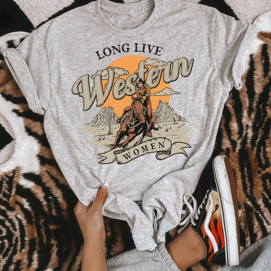 Long Live Western Women Graphic Tee