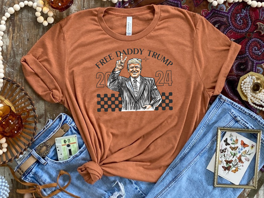 Free Daddy Trump Graphic Tee