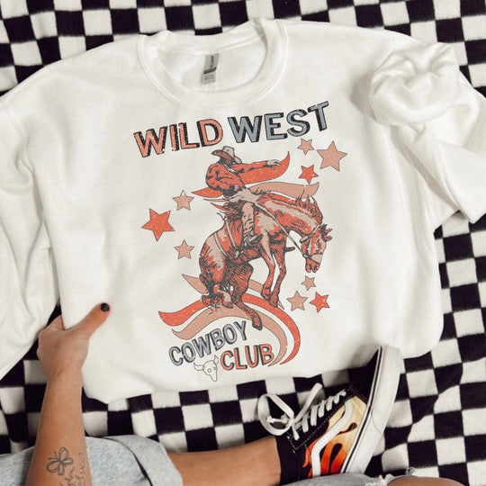 Wild West Cowboy Club Graphic Tee