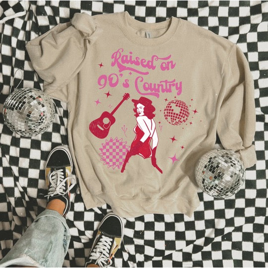 Raised On 90's Country Graphic Tee