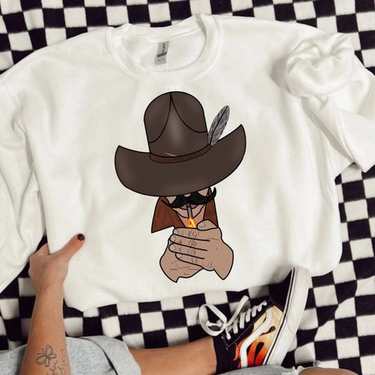 Smoking Cowboy Graphic Tee