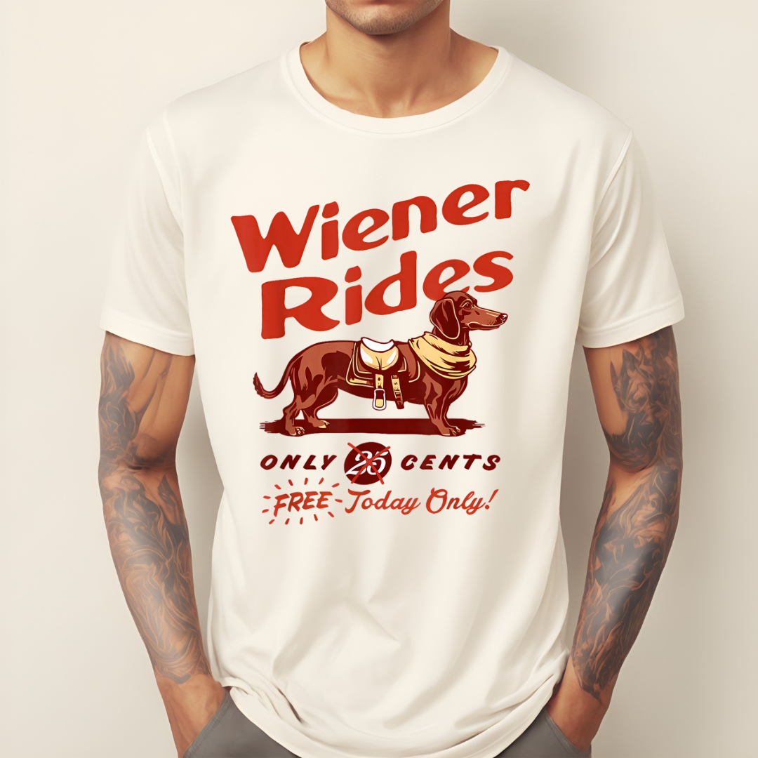 Weiner Rides Mens Graphic Tee