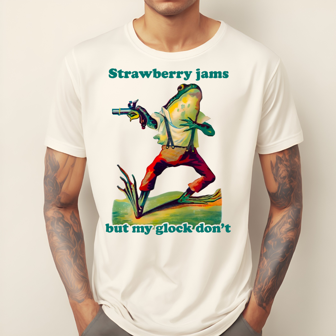 Strawberry Jams Mens Graphic Tee